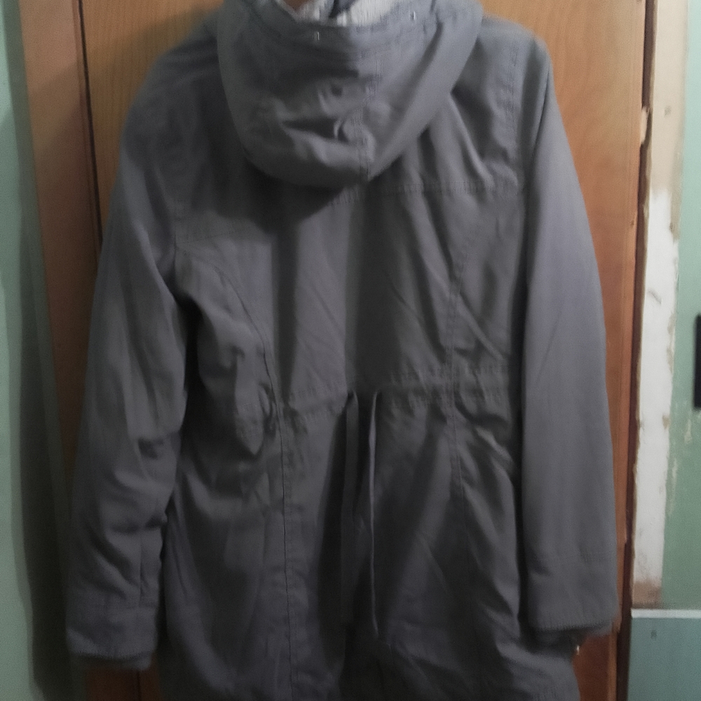 Hollister Men's Charcoal Field Jacket Size Medium (21" X 33" - Picture 11 of 13